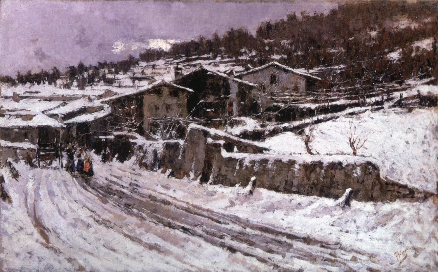 80-Francesco Filippini-80-Nevicata - Galleria d'Arte Moderna di Milano